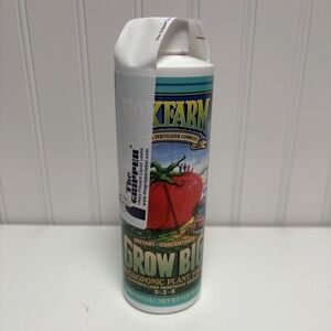 FoxFarm Grow Big Liquid Plant Food 16oz 1 Pint Brand New